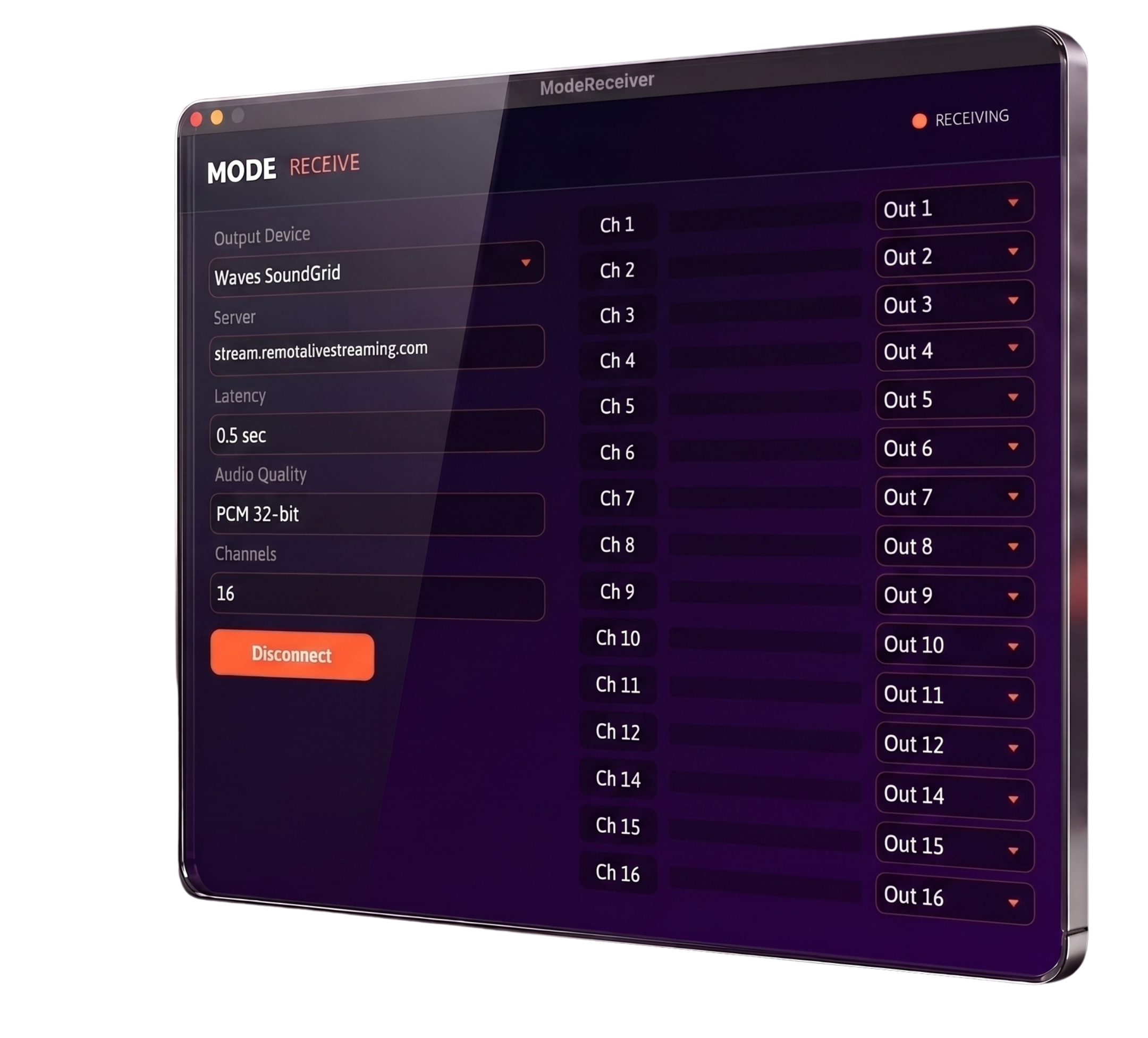 MODE Receive Interface